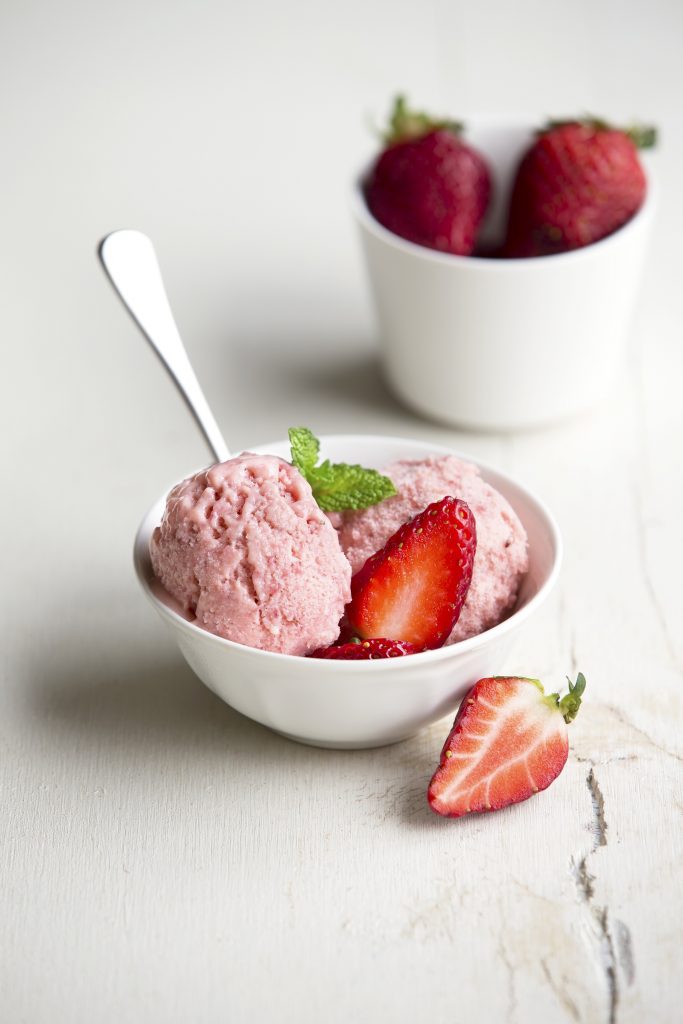Roasted strawberry ice cream Roasted strawberry ice cream