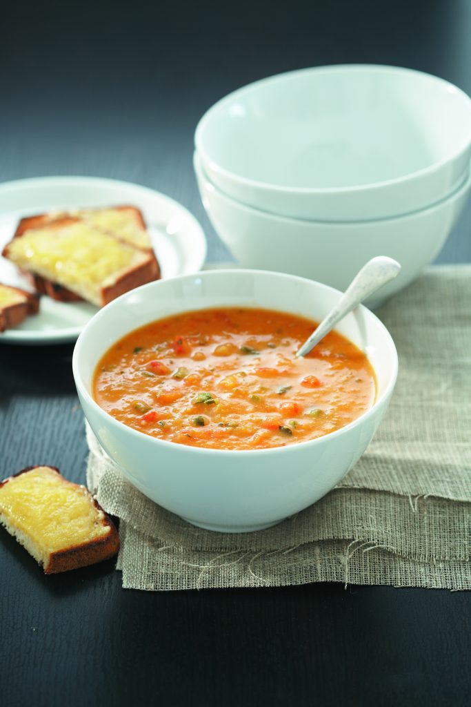 Roasted vegetable soup Roasted vegetable soup