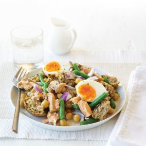 Salmon Niçoise salad