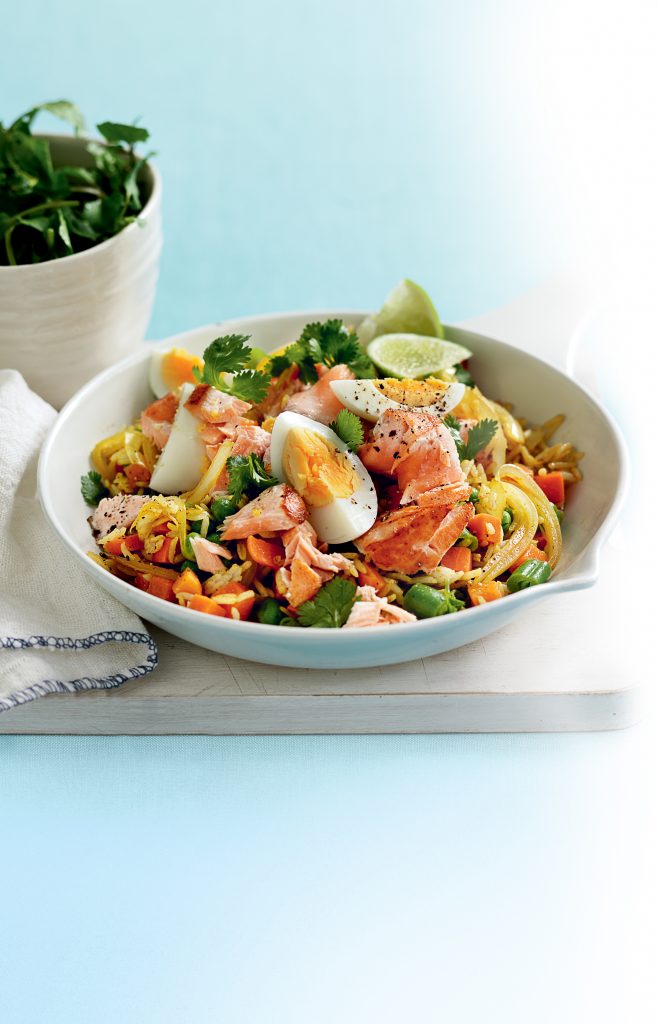 Salmon kedgeree Salmon kedgeree