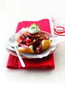 Salsa jacket potato