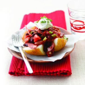Salsa jacket potato