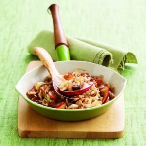 Sautéed winter cabbage