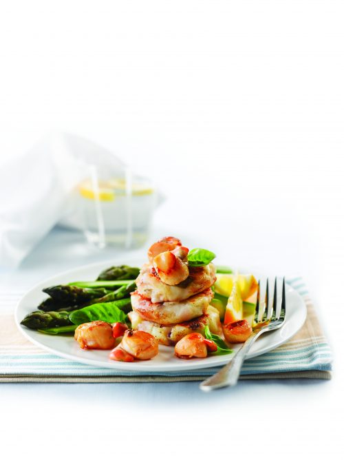 Scallop mash hash