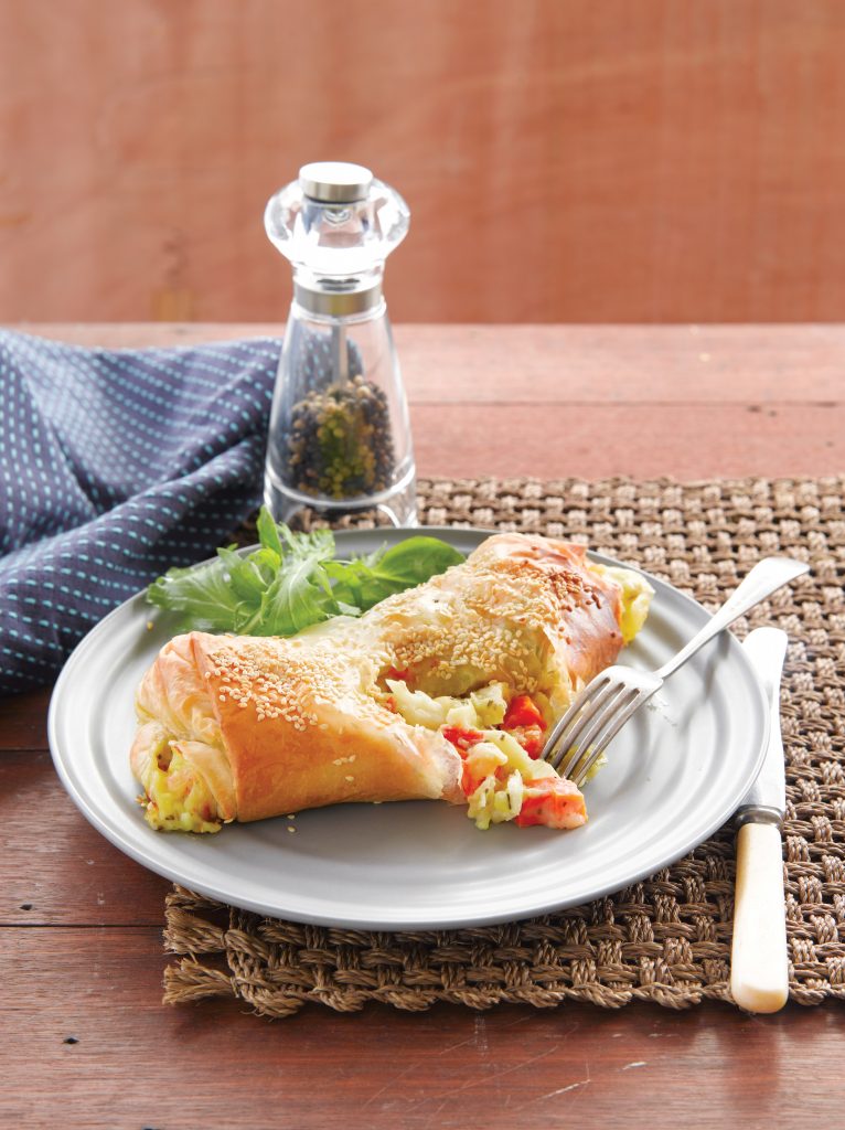 Seafood filo parcels Seafood filo parcels