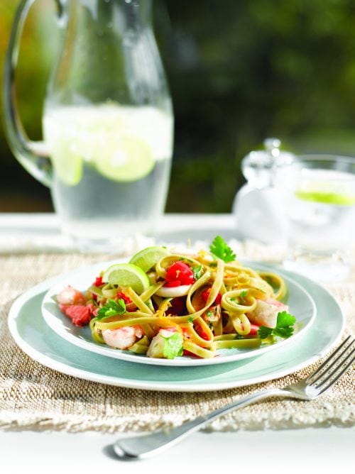 Seafood tagliatelle