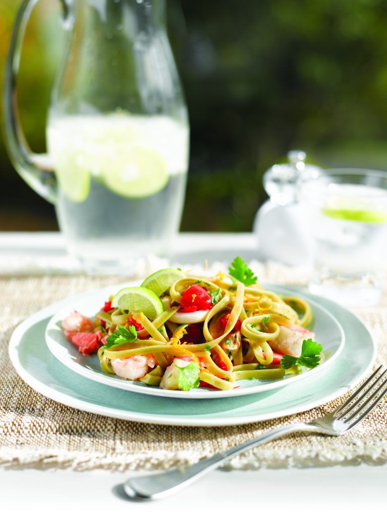 Seafood tagliatelle Seafood tagliatelle