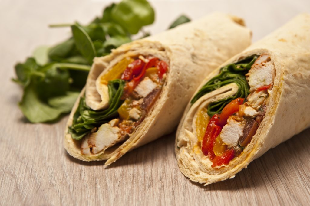 Smoked chicken wrap Smoked chicken wrap