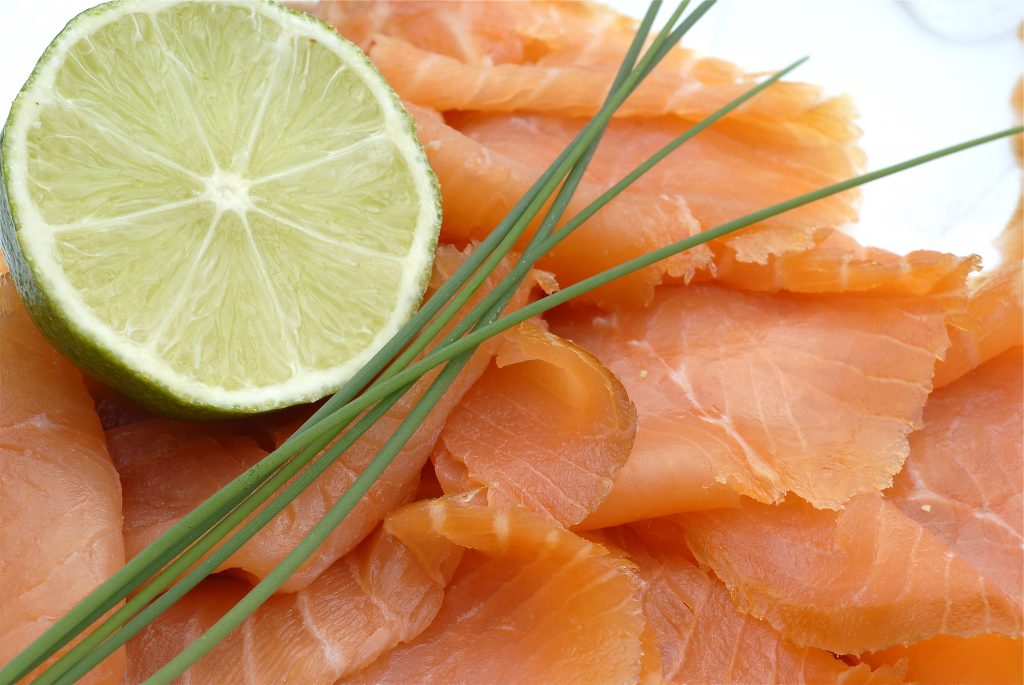 Smoked salmon tortilla pizzas Smoked salmon tortilla pizzas