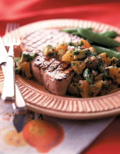 Soy-glazed tuna
