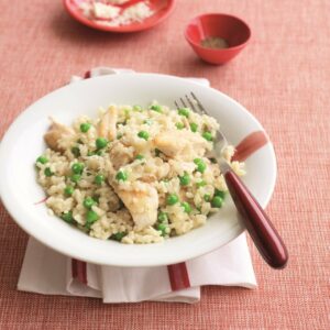 Speedy chicken risotto