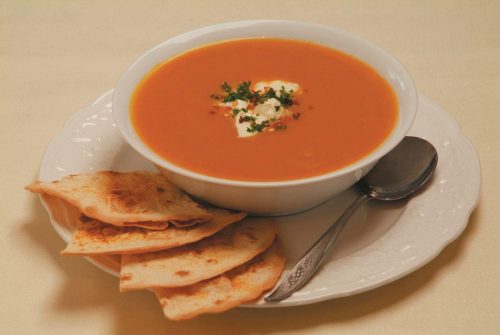 Spiced pumpkin soup