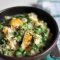 Spiced smoked fish on rice
