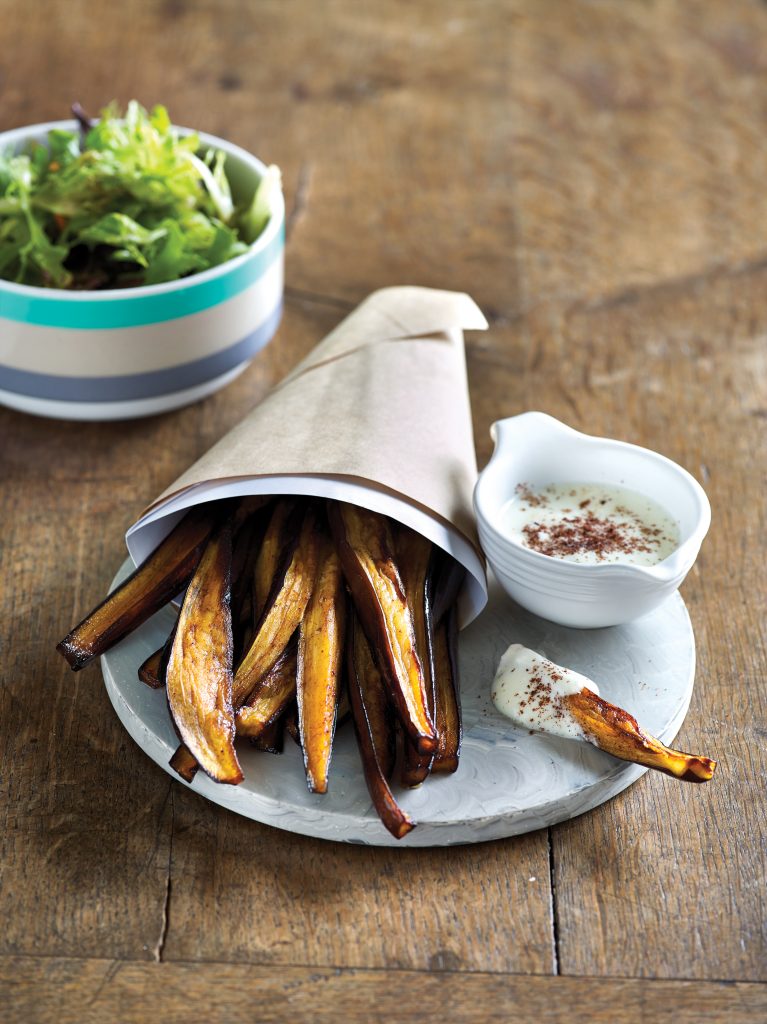 Spicy eggplant ‘chips’ Healthy Food Guide
