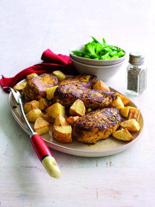 Spicy baked chicken