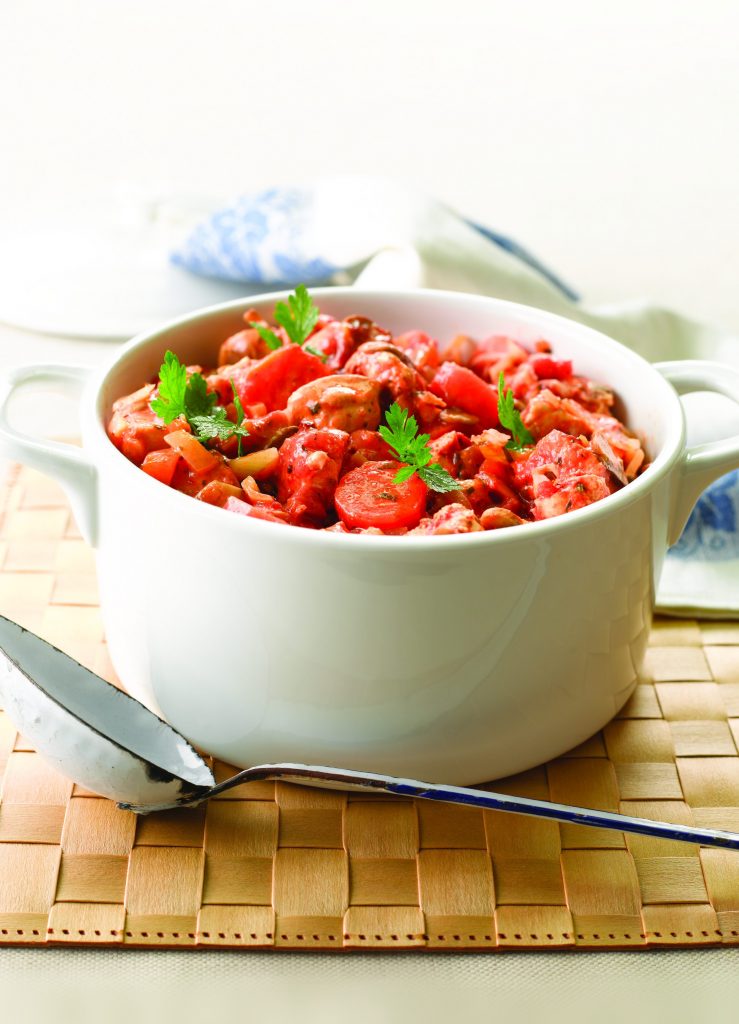 Spicy chicken with chickpeas Spicy chicken with chickpeas