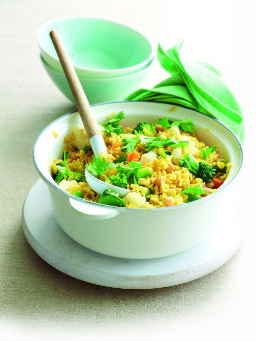 Spicy vegie pilaf