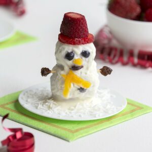 Strawberry snowman