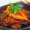 Sun-dried tomato and chicken pilaf