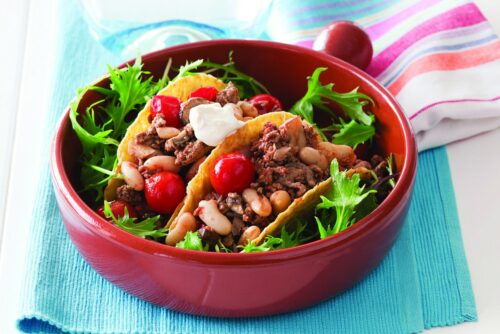 Taco beef salad