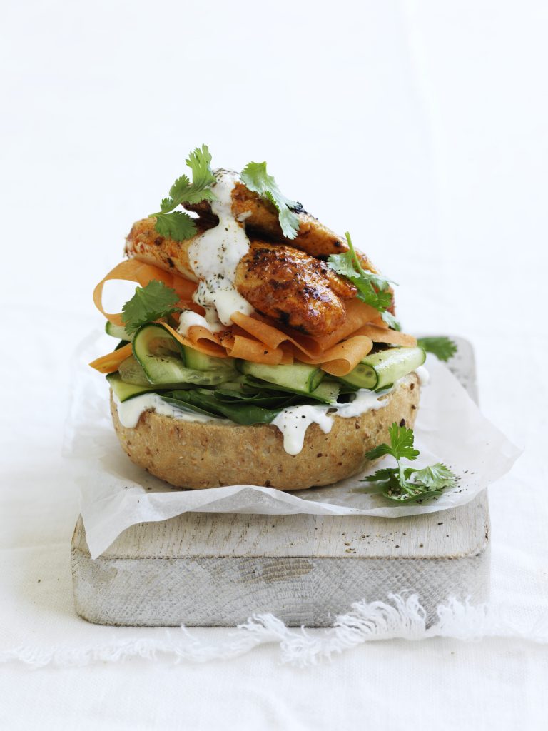 Tandoori chicken burgers Tandoori chicken burgers