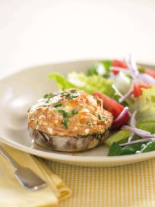 Tasty stuffed mushrooms