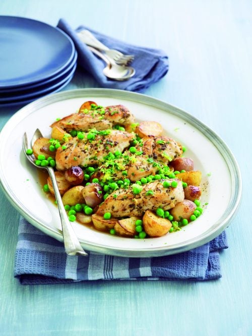 Tasty chicken and potato casserole