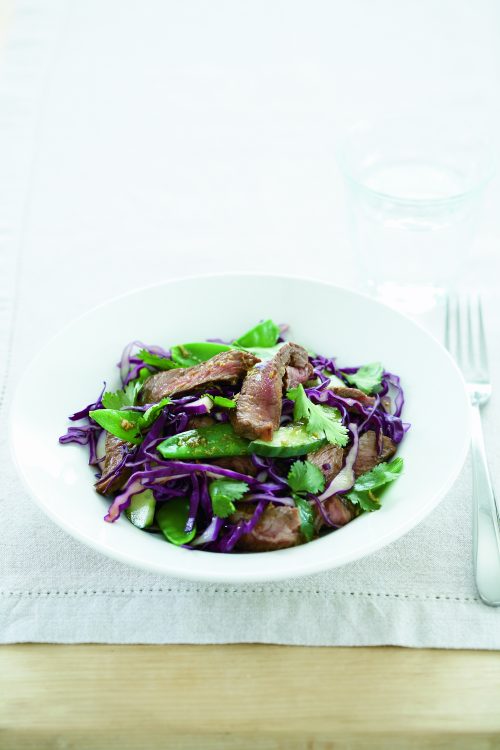 Teriyaki beef salad