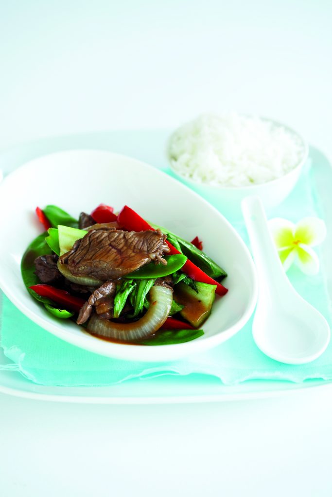Teriyaki beef stir-fry Teriyaki beef stir-fry