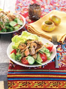 Thai-style hot-and-sour seafood