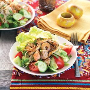 Thai-style hot-and-sour seafood