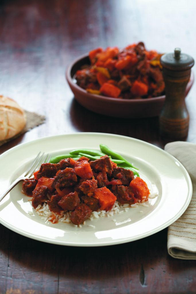 Thai beef and kumara curry