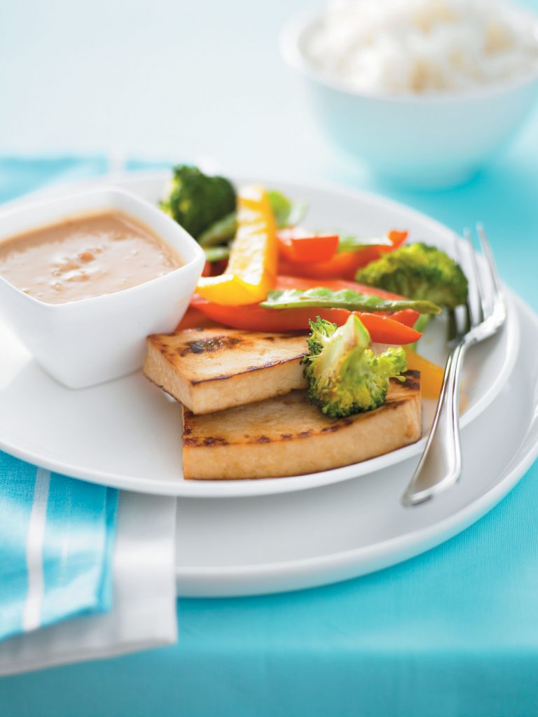 Tofu with satay sauce Tofu with satay sauce