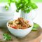Tofu and noodle stir-fry