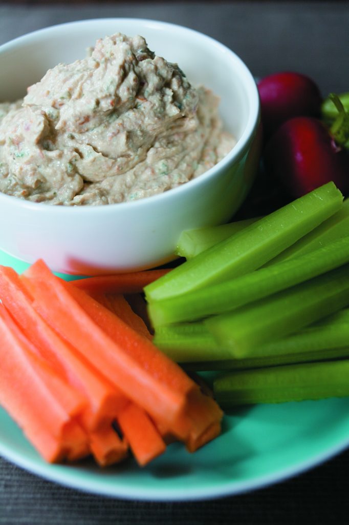 Tofu, semi-dried tomato and basil dip Tofu, semi-dried tomato and basil dip