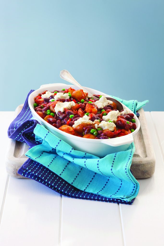 Tomato and chilli bean pasta bake Tomato and chilli bean pasta bake