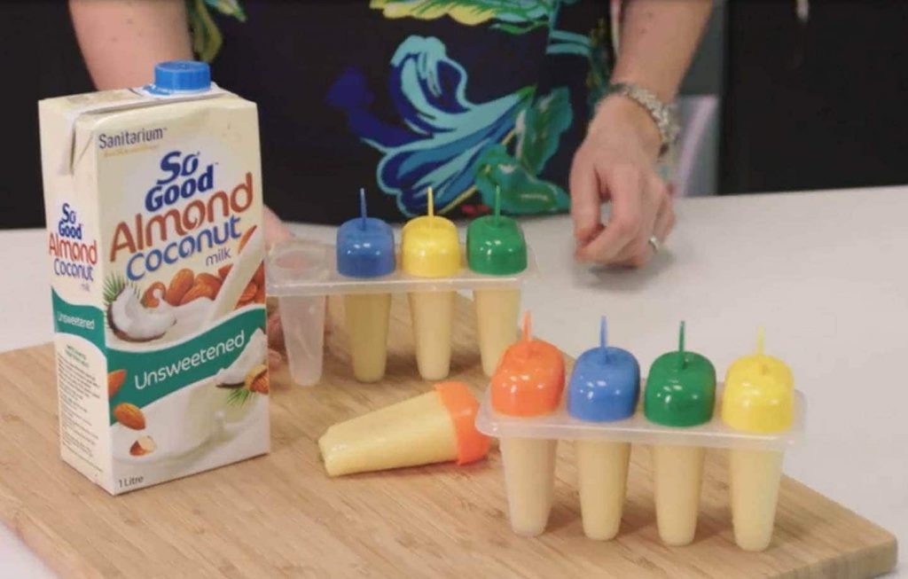 Tropical smoothie ice blocks Tropical smoothie ice blocks
