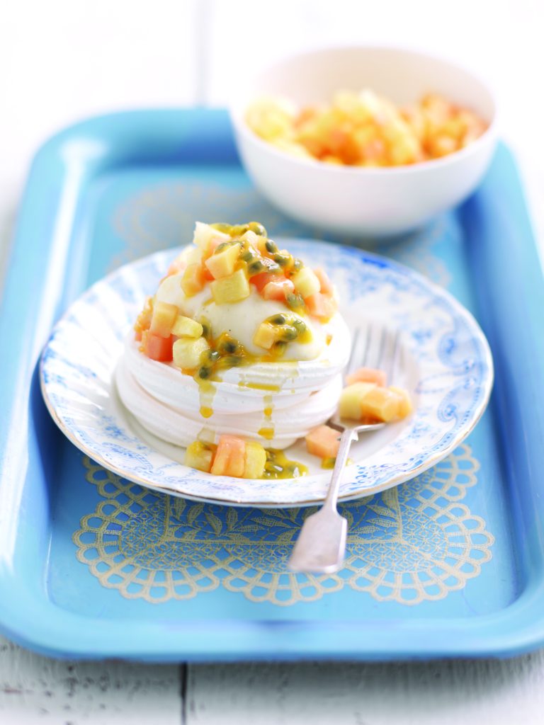 Tropical pavlova nests Tropical pavlova nests