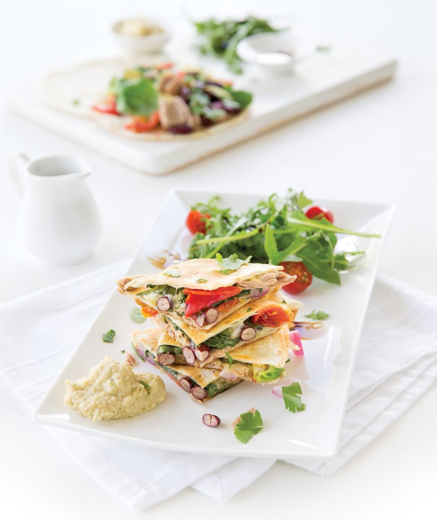 Tuna quesadillas Tuna quesadillas