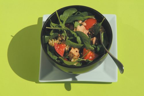 Tuna, tomato and chilli pasta