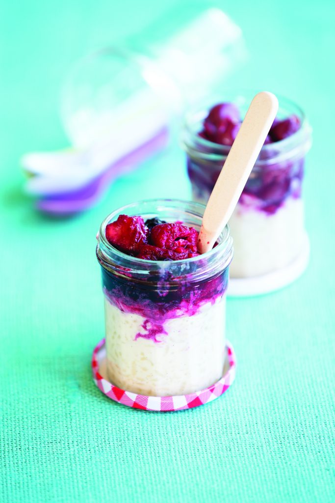 Vanilla almond rice jars Vanilla almond rice jars