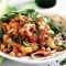Vege and chickpea fajitas
