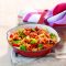 Vegetarian sausage stir-fry