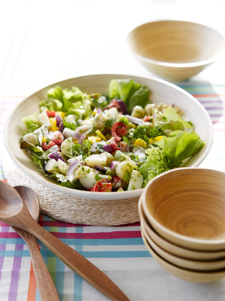 Warm potato salad Warm potato salad