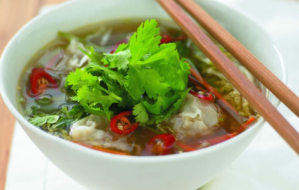 Wonton soup Wonton soup
