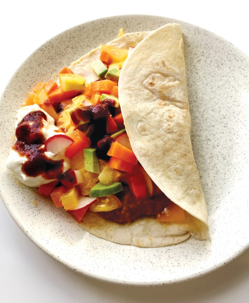 Mexican egg tortilla - Healthy Food Guide
