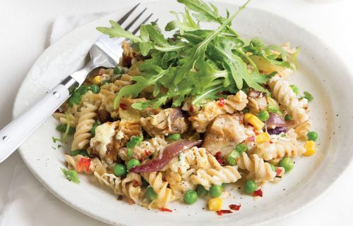 Smoked fish pasta bake