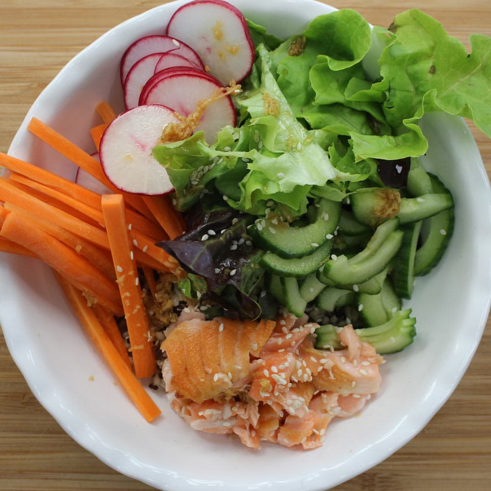 How to make Seared salmon sushi bowls Healthy Food Guide