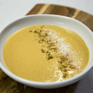 Carrot smoothie bowl