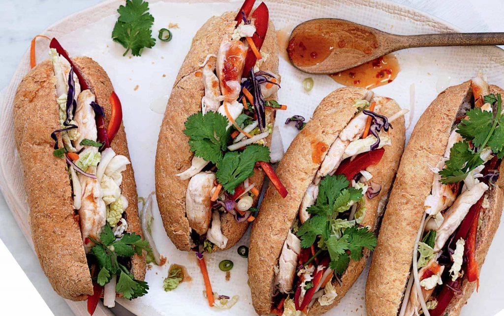 Chicken banh mi Chicken banh mi
